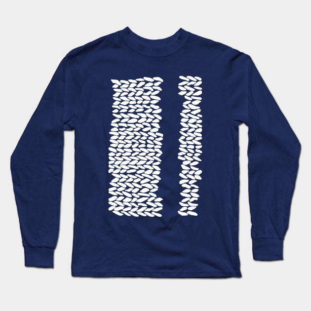Missing Knit Navy Long Sleeve T-Shirt by ProjectM